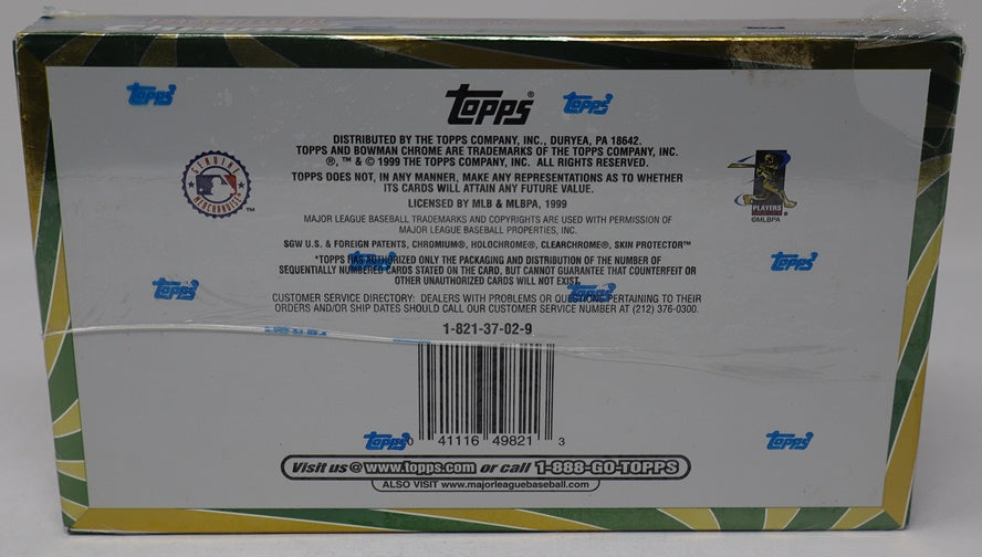 1999 Bowman Chrome Baseball Series 2 Box (Hobby) (24/4)