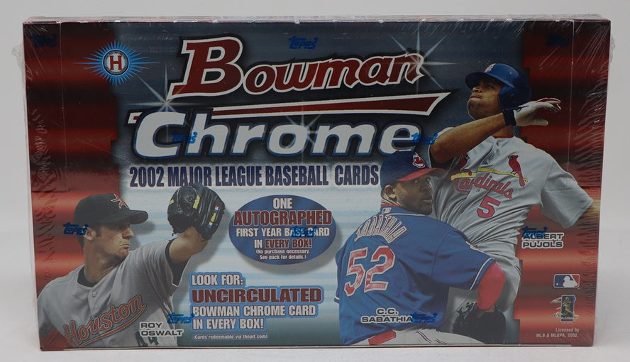 2002 Bowman Chrome Baseball Box (Hobby) (18/4)