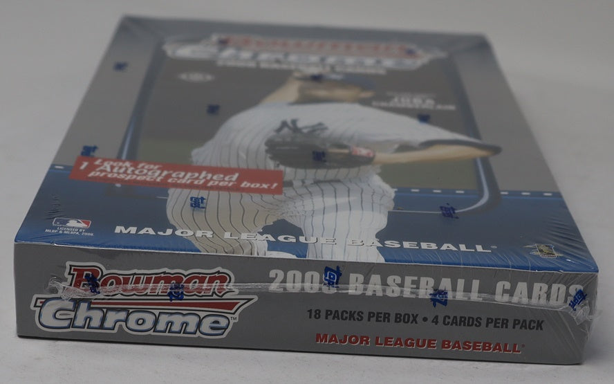 2008 Bowman Chrome Baseball Box (Hobby) (18/4)