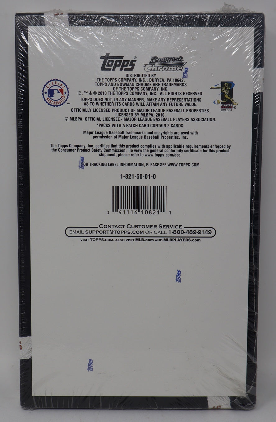 2010 Bowman Chrome Baseball Box (Hobby) (18/4)