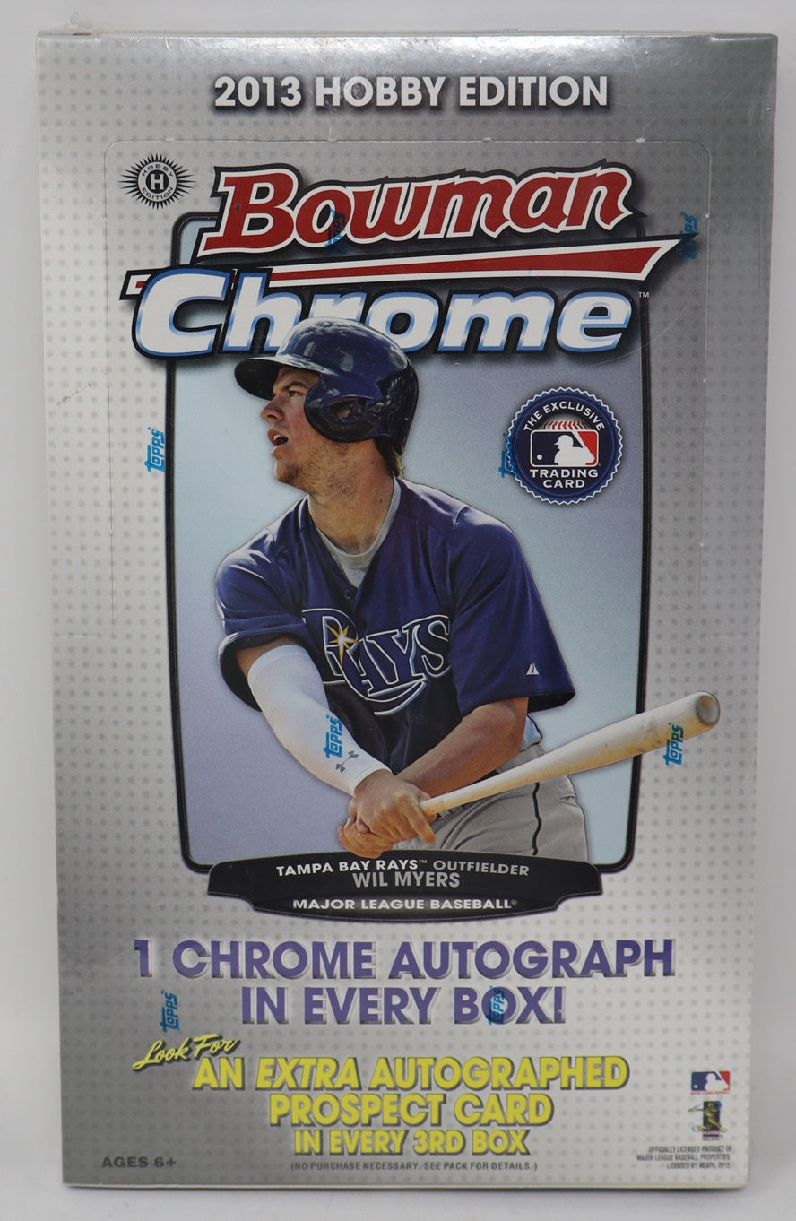 2013 Bowman Chrome Baseball Box (Hobby) (18/4)