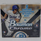 2015 Bowman Chrome Baseball Jumbo Box (Hobby) (12/13)
