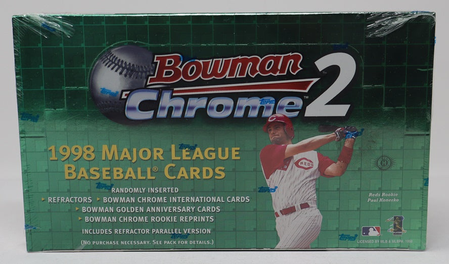 1998 Bowman Chrome Baseball Series 2 Box (Hobby) (24/4)