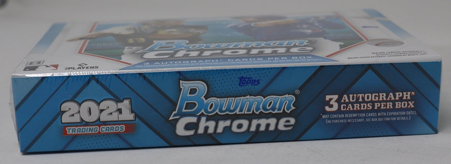 2021 Bowman Chrome Baseball Box (HTA) (3 Autos)