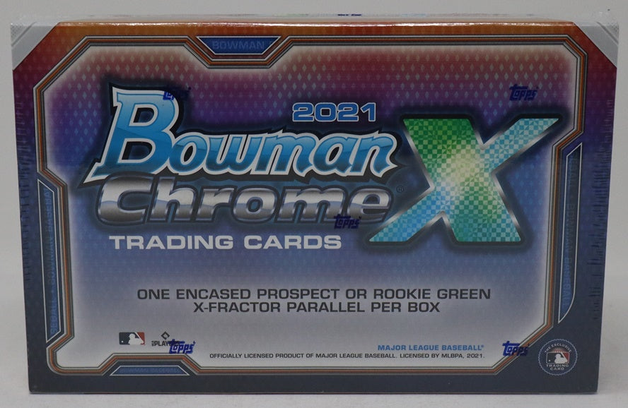 2021 Bowman Chrome X Baseball Box (Hobby)