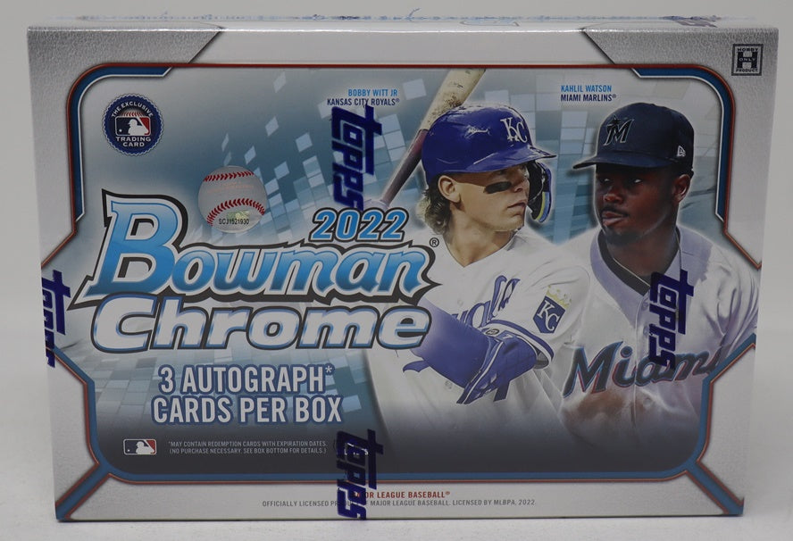 2022 Bowman Chrome Baseball Box (HTA) (3 Autos)