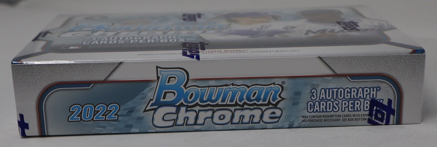 2022 Bowman Chrome Baseball Box (HTA) (3 Autos)