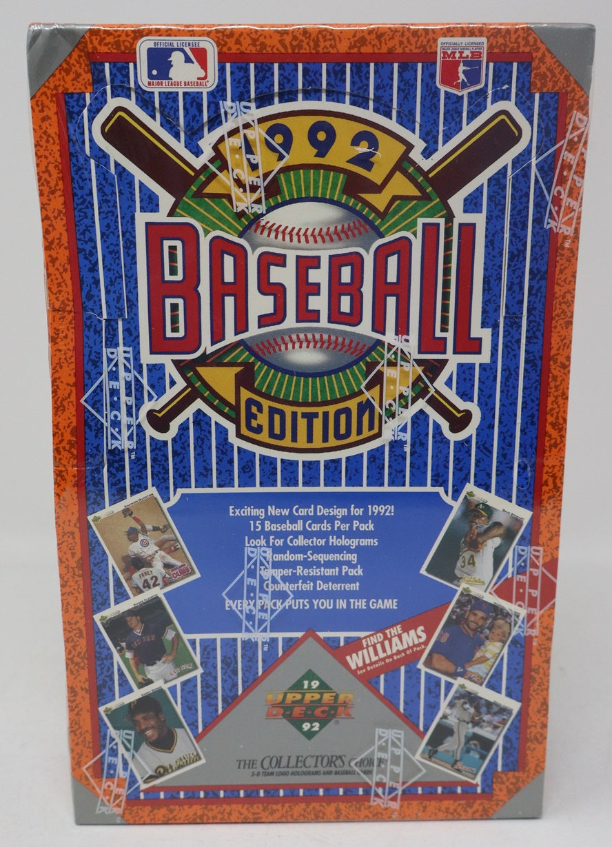 1992 Upper Deck Baseball Low Series Box (35/15)