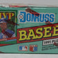 1991 Donruss Baseball Series 2 Wax Box