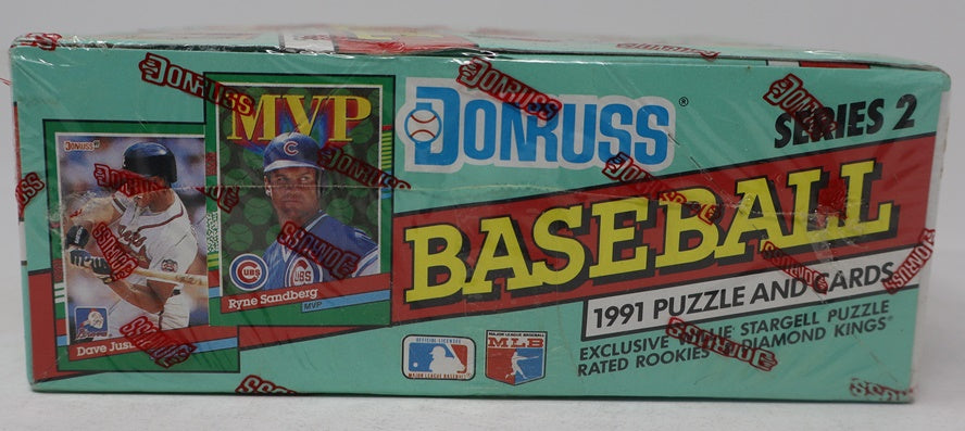 1991 Donruss Baseball Series 2 Wax Box