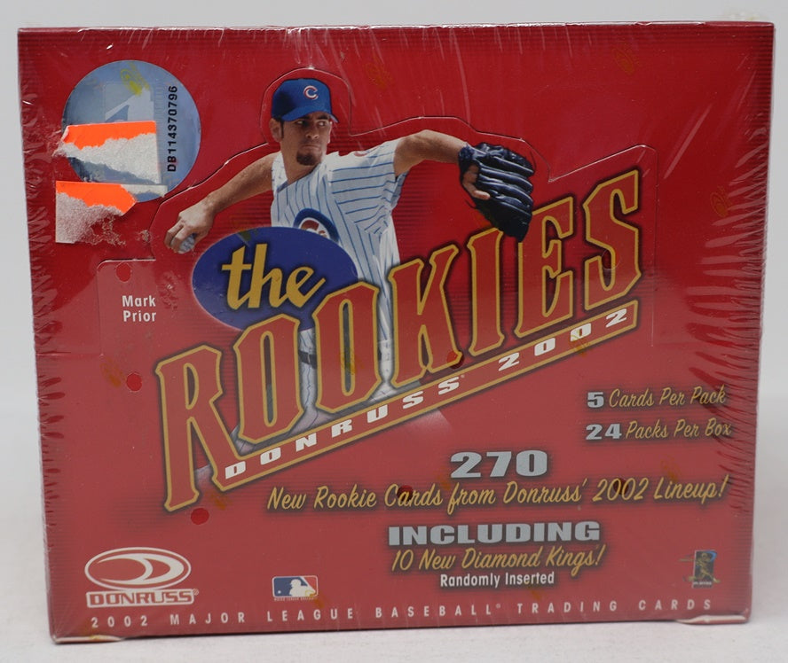 2002 Donruss The Rookies Baseball Box (Hobby)