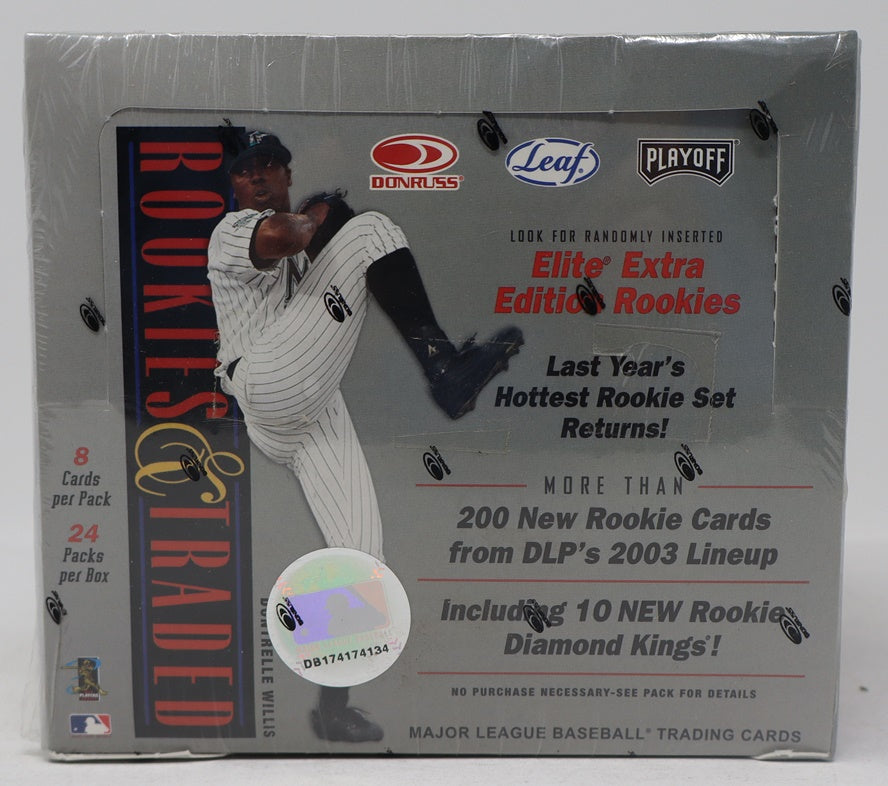 2003 Donruss DLP Rookies & Traded Baseball Box (Hobby)