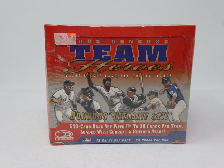 2003 Donruss Team Heroes Baseball Box (Hobby)