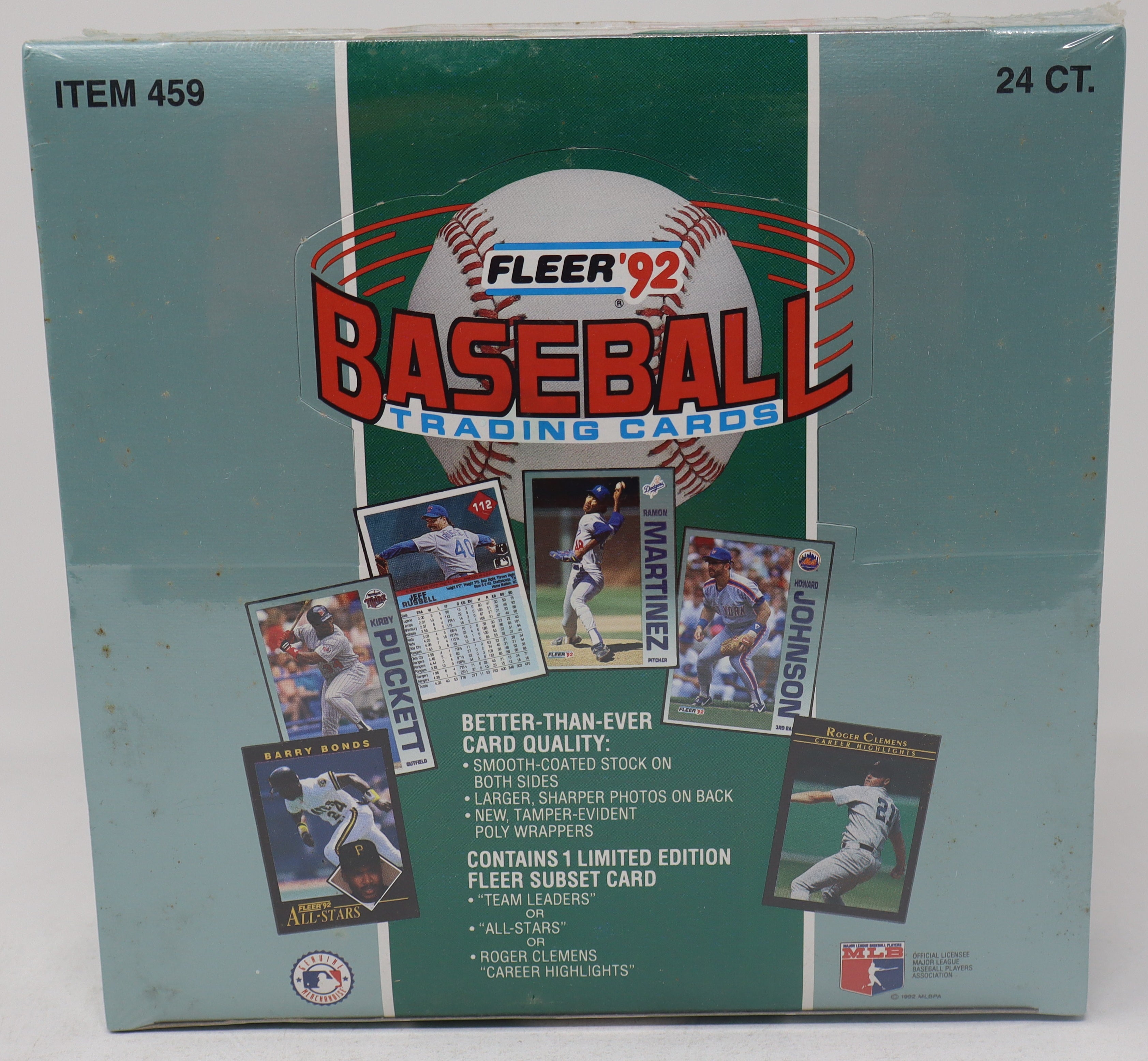 1992 Fleer Baseball Cello Box (24/31)
