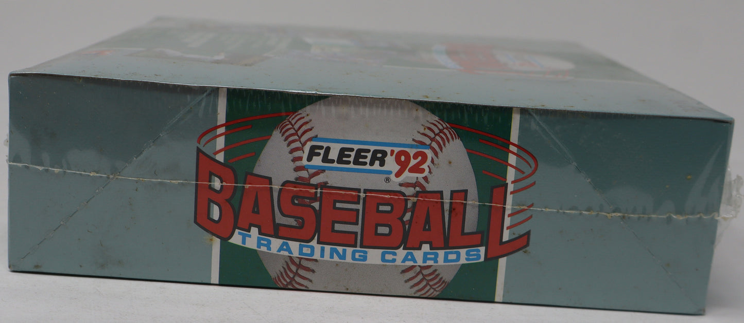 1992 Fleer Baseball Cello Box (24/31)