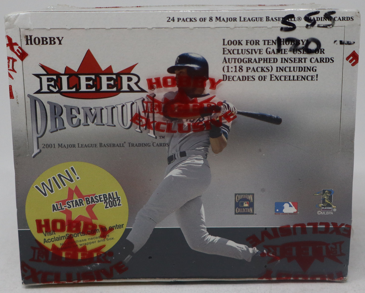 2001 Fleer Premium Baseball Box (Hobby) (24/8)