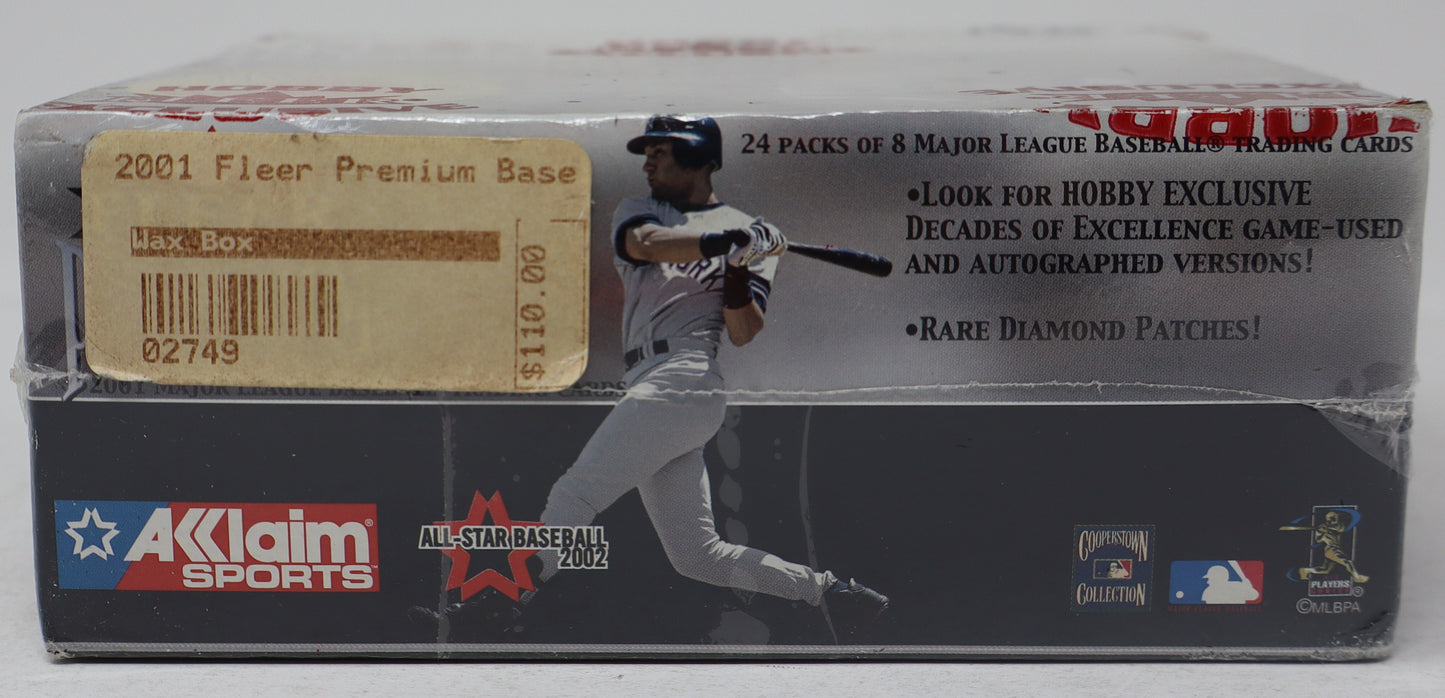 2001 Fleer Premium Baseball Box (Hobby) (24/8)