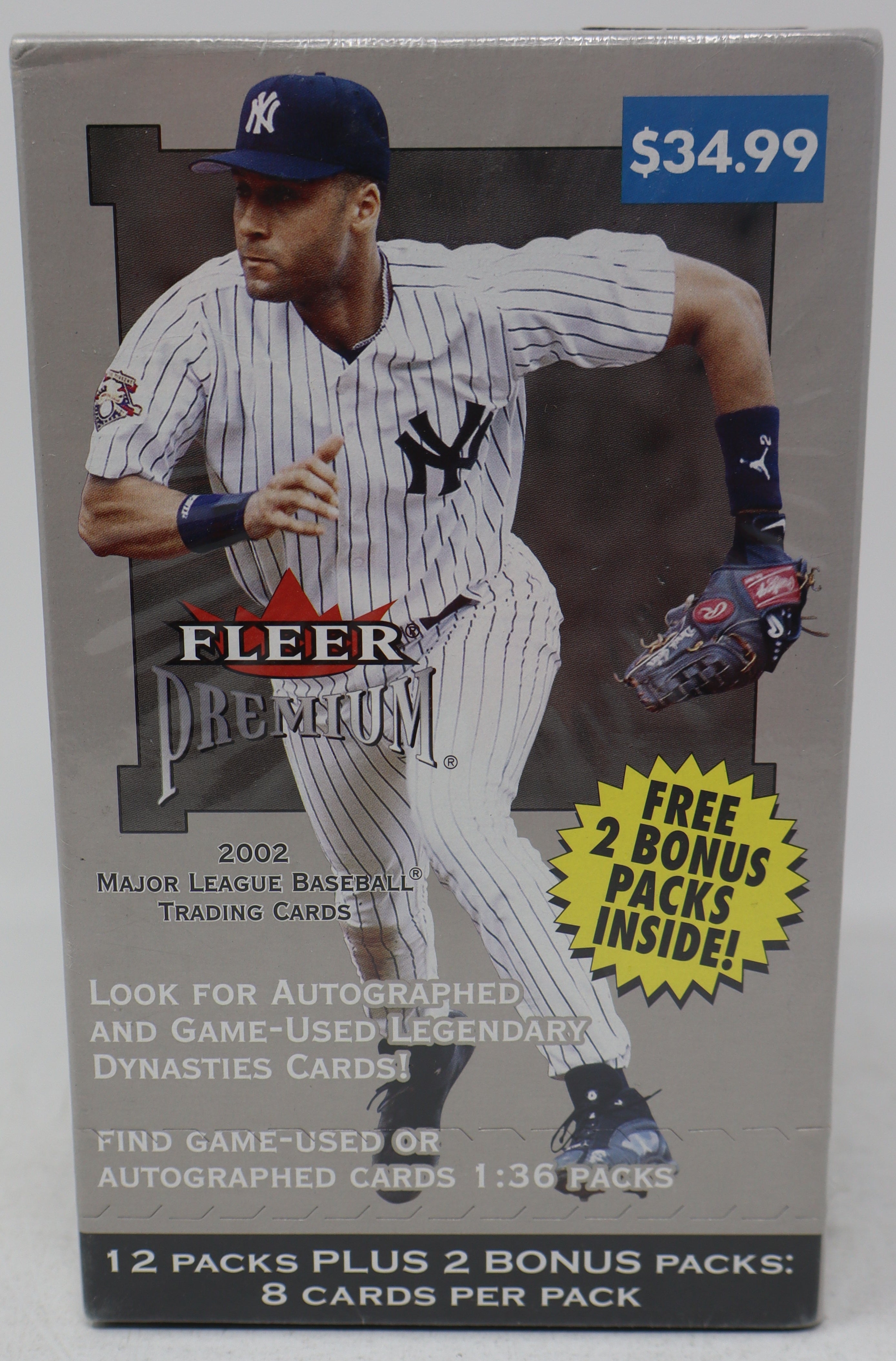 2002 Fleer Premium Baseball Blaster Box (14/8)