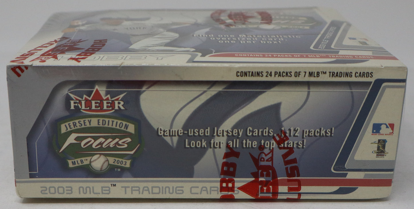 2003 Fleer Focus Jersey Edition Baseball Box (Hobby)