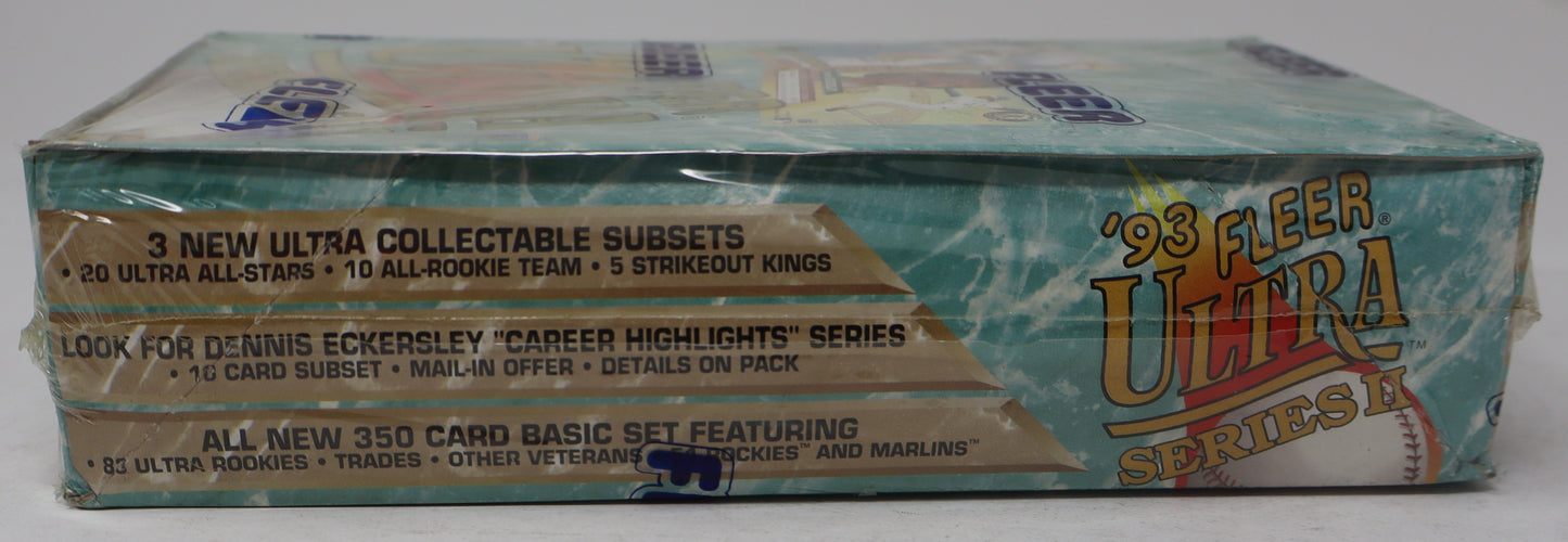 1993 Fleer Ultra Baseball Series 2 Box (36/14)