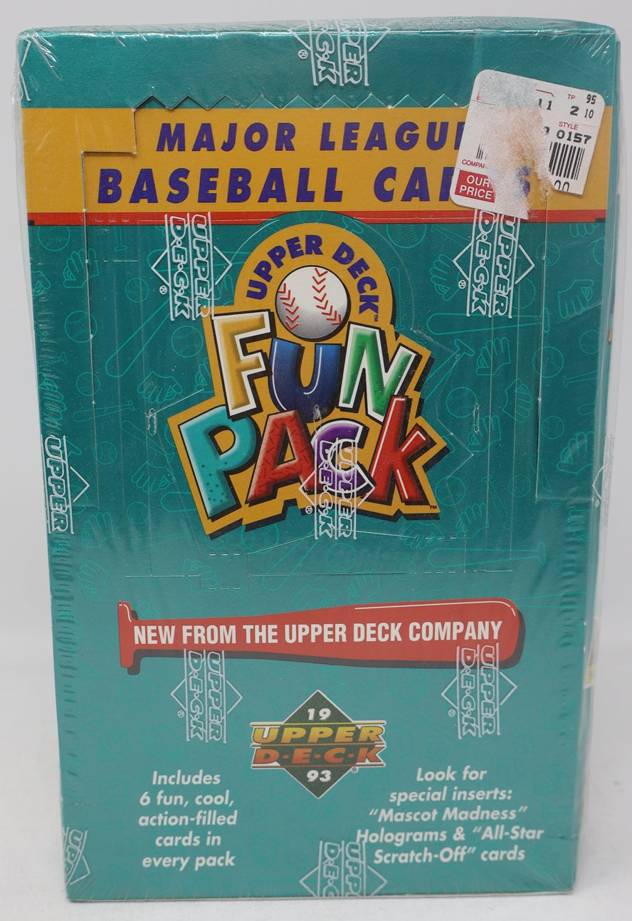 1993 Upper Deck Baseball Fun Pack Box (48/6)