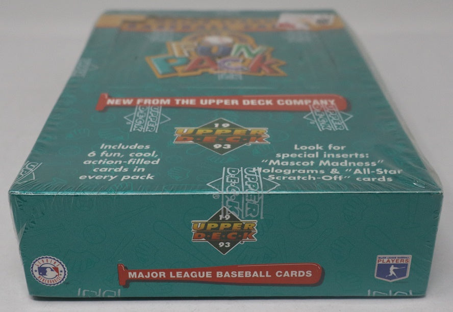 1993 Upper Deck Baseball Fun Pack Box (48/6) – Baseball Card Exchange