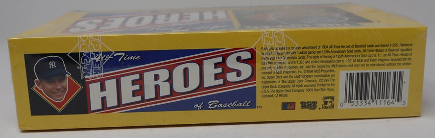 1994 Upper Deck All Time Heroes Of Baseball Box (Hobby)