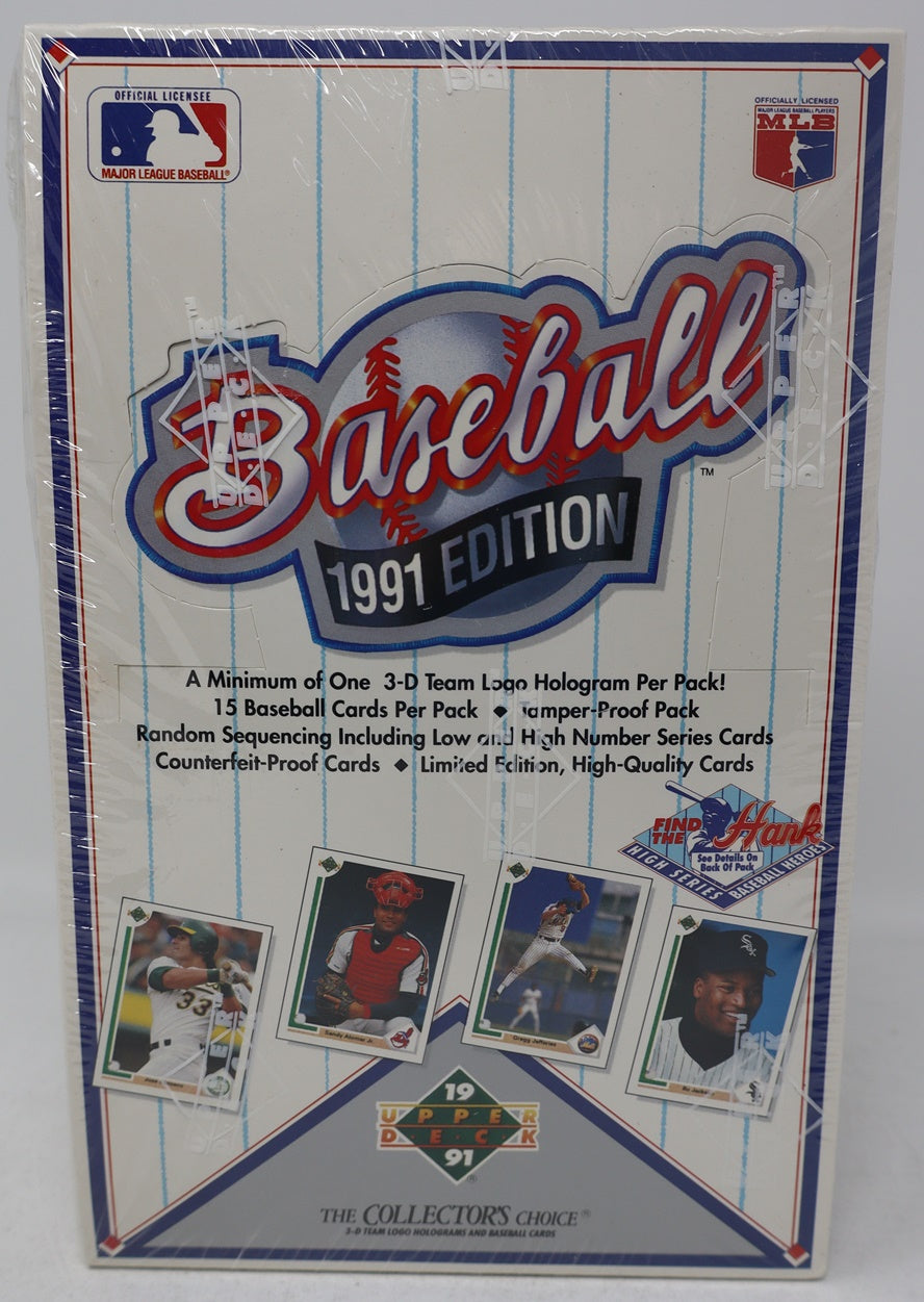1991 Upper Deck Baseball High Series Box