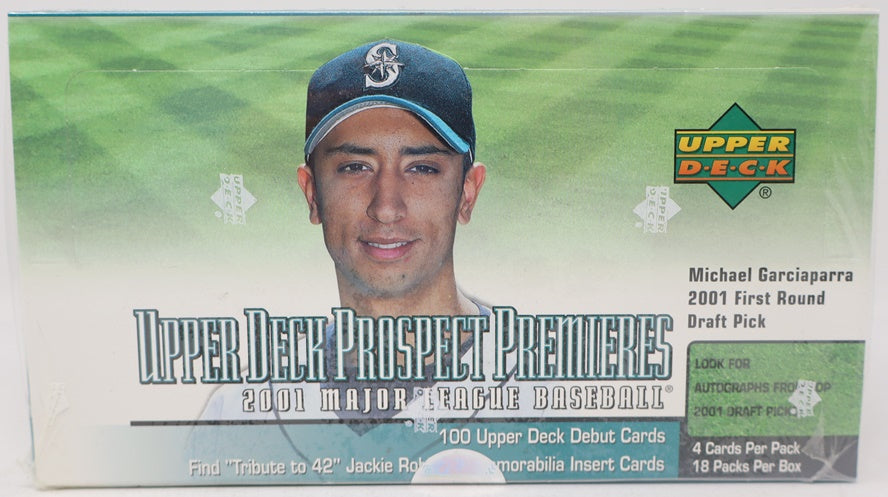 2001 Upper Deck Prospect Premieres Baseball Box (Hobby) (18/4)