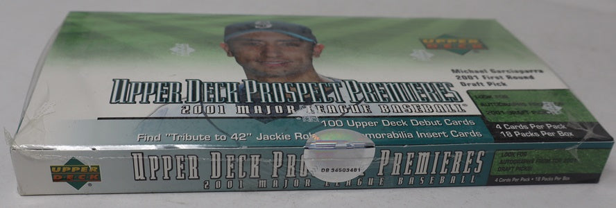 2001 Upper Deck Prospect Premieres Baseball Box (Hobby) (18/4