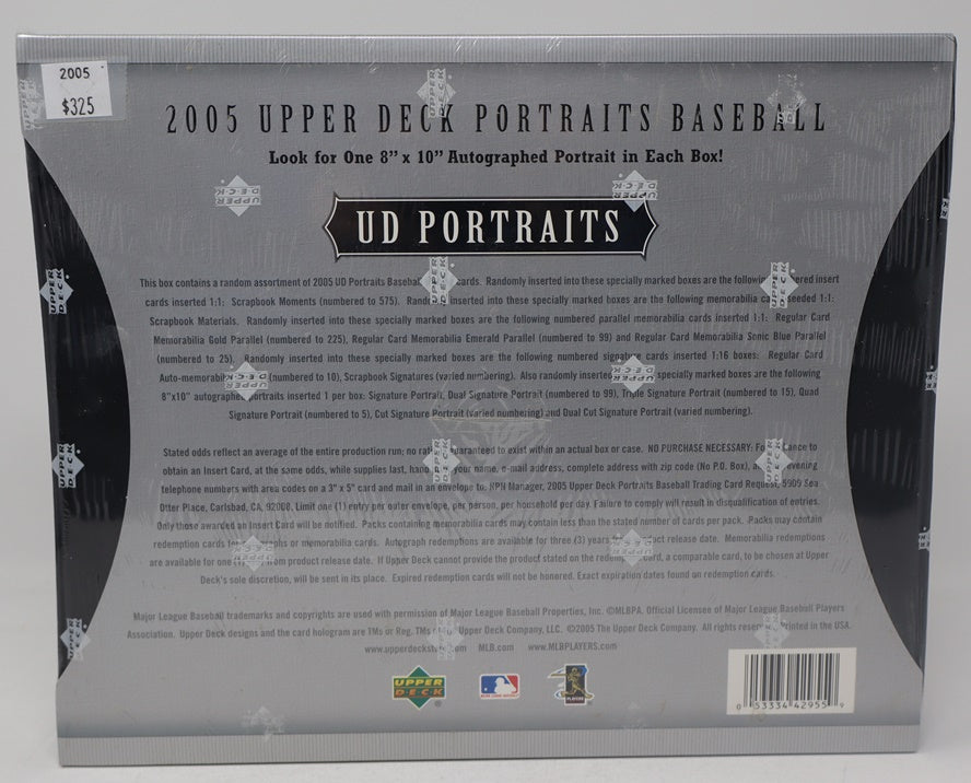 2005 Upper Deck Portraits Baseball Box (Hobby)