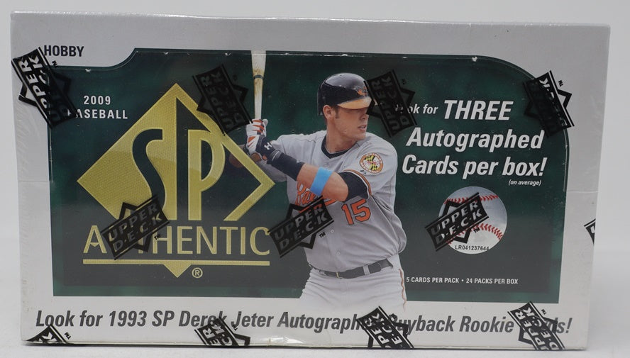 2009 Upper Deck SP Authentic Baseball Box (Hobby)
