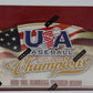2013 Panini USA Baseball Champions Box  (24/8)