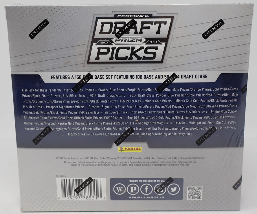 2014 Panini Prizm Perennial Draft Picks Baseball Box (Hobby)