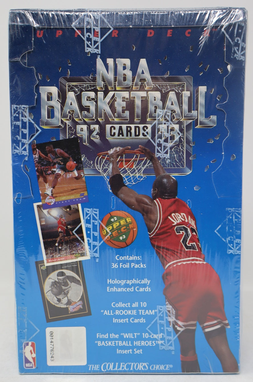 1992/93 Upper Deck Basketball Low Series Box (Retail) (36/15)