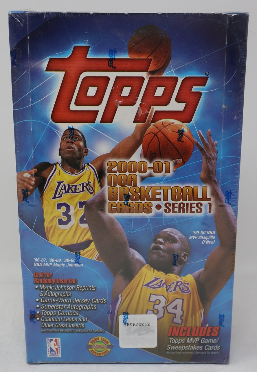 2000/01 Topps Basketball Series 1 Jumbo Box (HTA) (12/45)