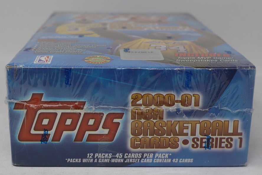 2000/01 Topps Basketball Series 1 Jumbo Box (HTA) (12/45)