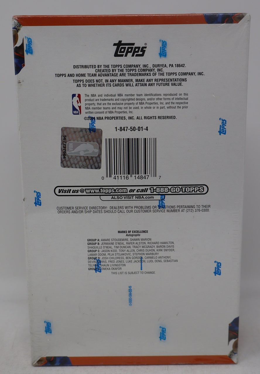 2004/05 Topps Basketball Jumbo Box (HTA) (12/35)