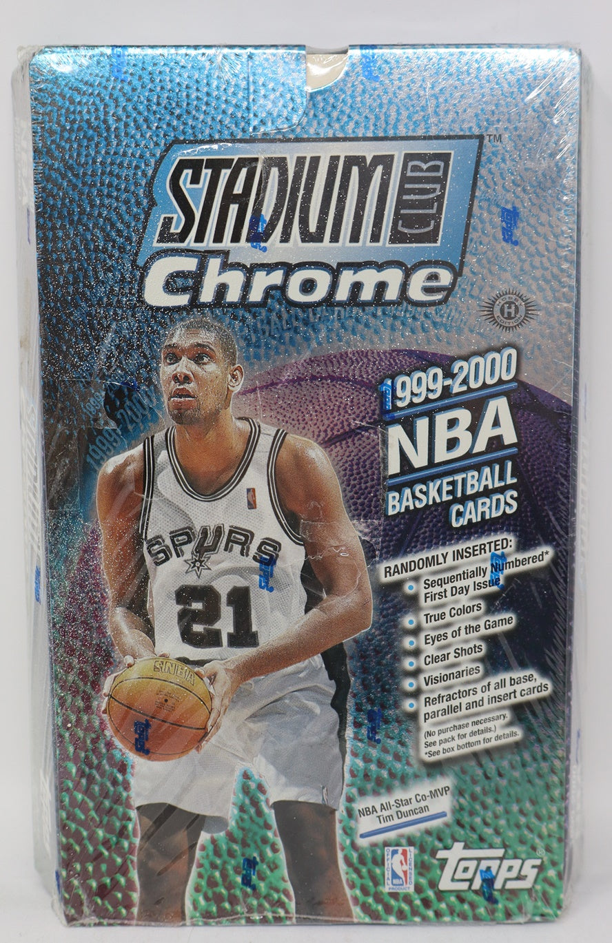 1999/00 Topps Stadium Club Chrome Basketball Box (Hobby) (24/5)