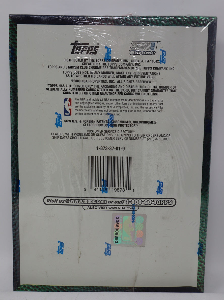 1999/00 Topps Stadium Club Chrome Basketball Box (Hobby) (24/5)