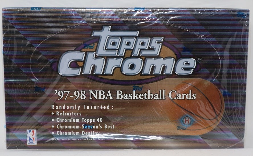 1997/98 Topps Chrome Basketball Box (Hobby) (24/4)
