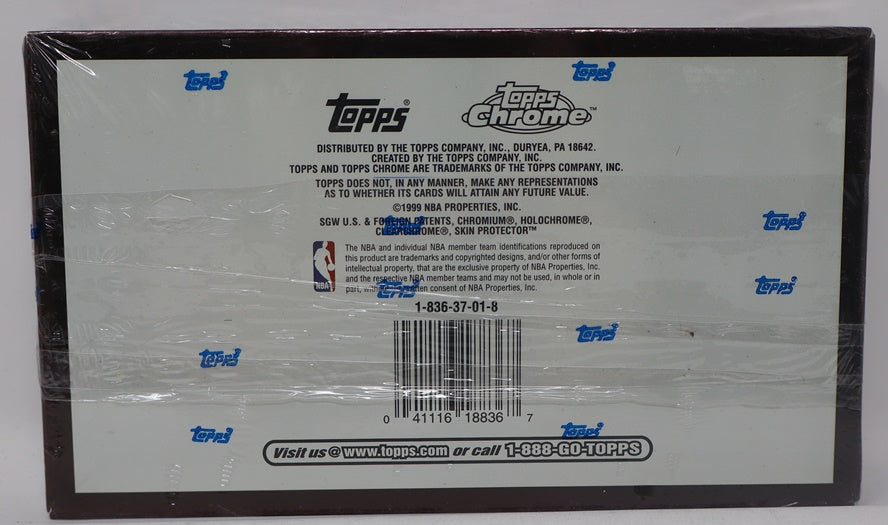 1998/99 Topps Chrome Basketball Box (Retail) (24/4)