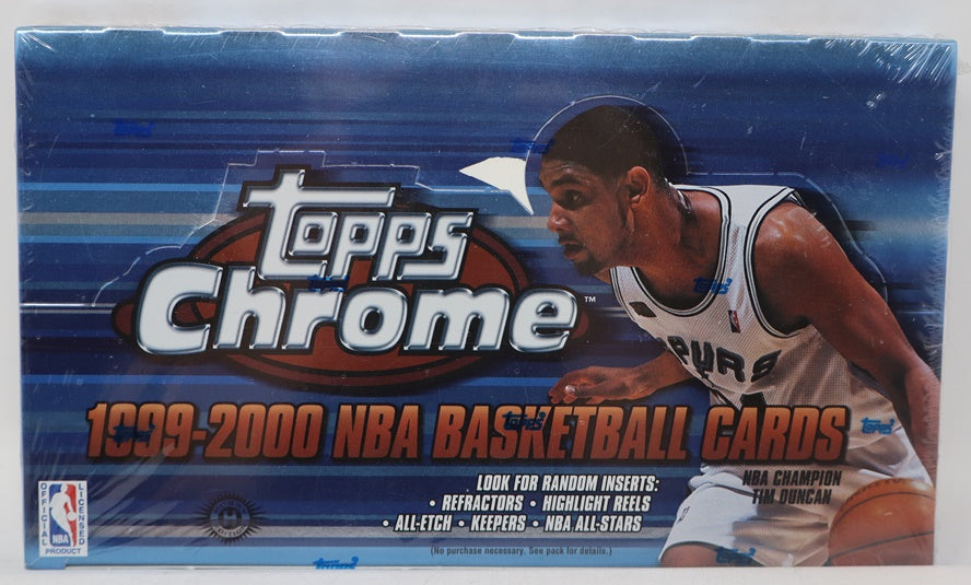 1999/00 Topps Chrome Basketball Box (Hobby) (24/4)