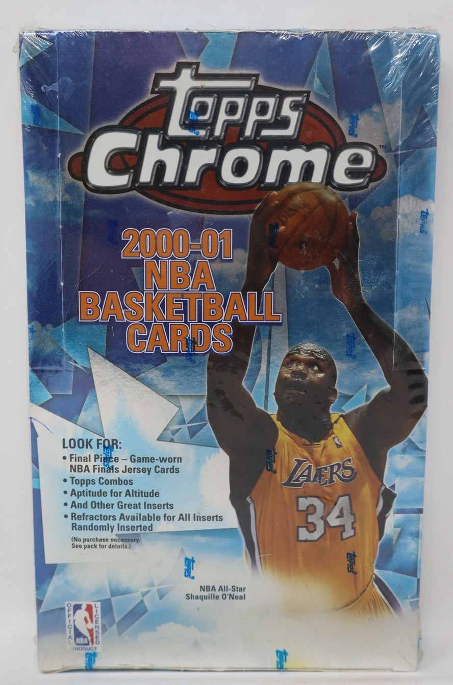2000/01 Topps Chrome Basketball Box (Retail) (24/4)