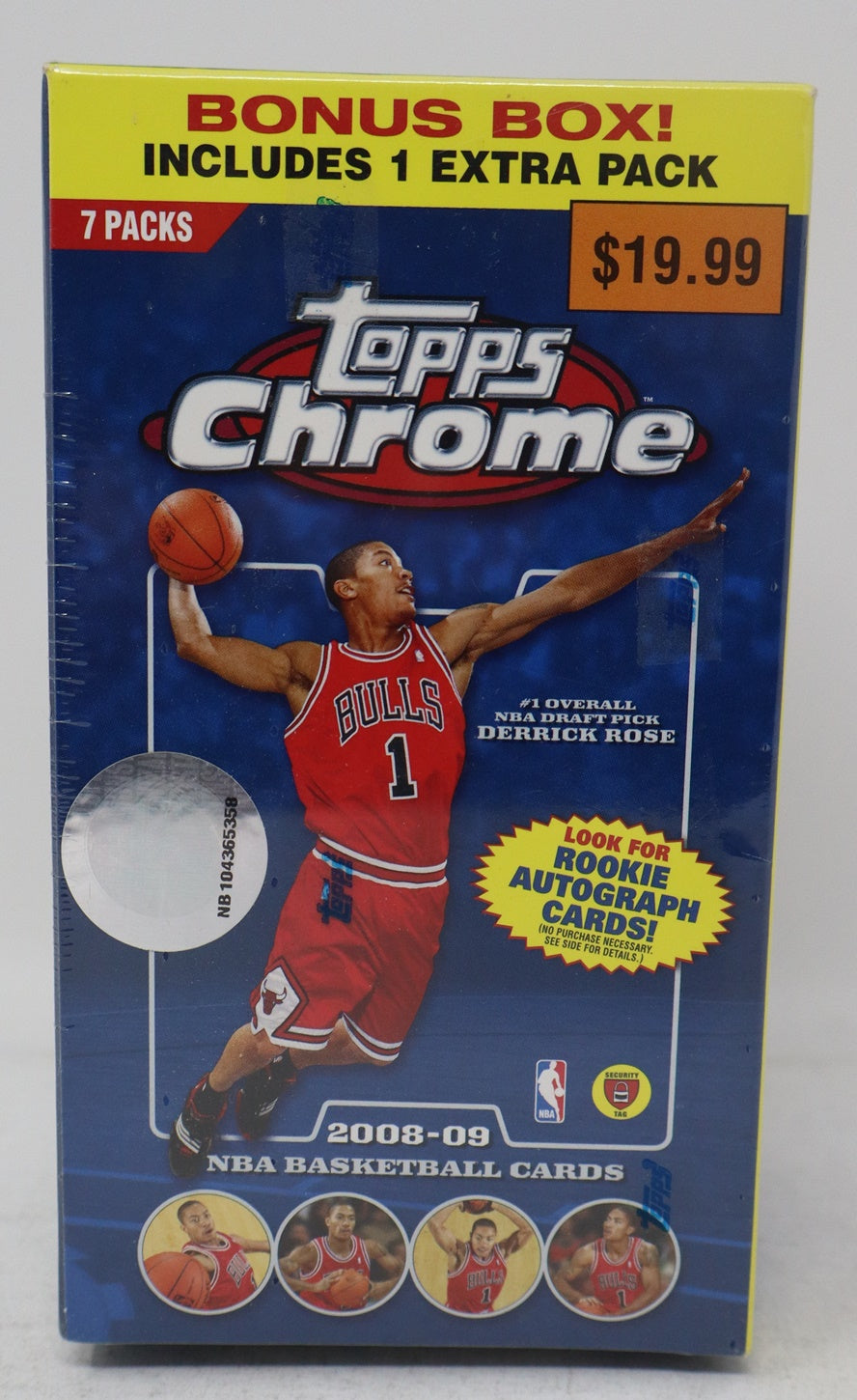 2008/09 Topps Chrome Basketball Blaster Box (8/4)