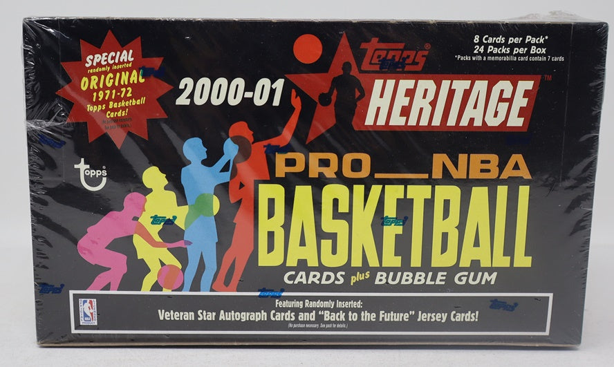 2000/01 Topps Heritage Basketball Box (Hobby) (24/8)
