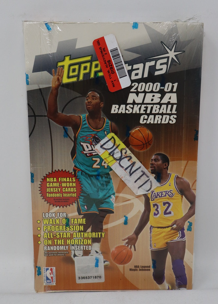 2000/01 Topps Stars Basketball Box (HTA) (24/6)