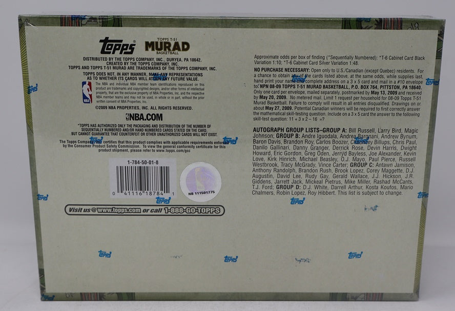 2008/09 Topps T-51 Murad Basketball Box (Hobby) (24/6)