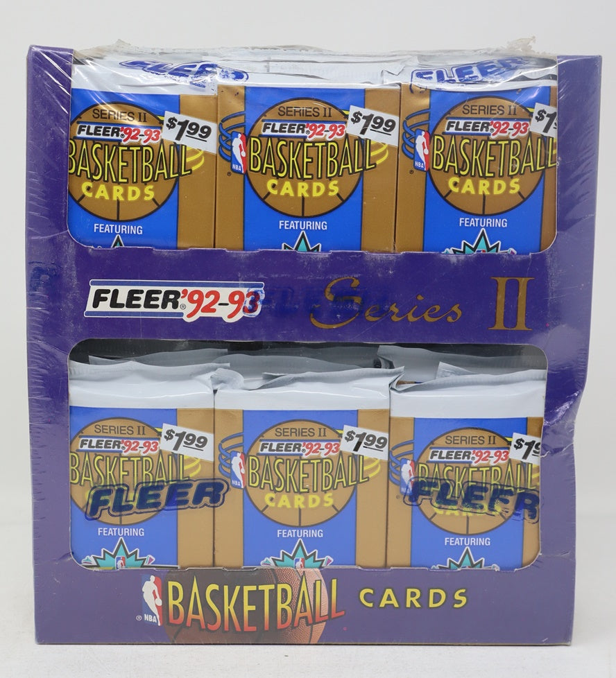 1992/93 Fleer Basketball Series 2 Jumbo Box (24/29)
