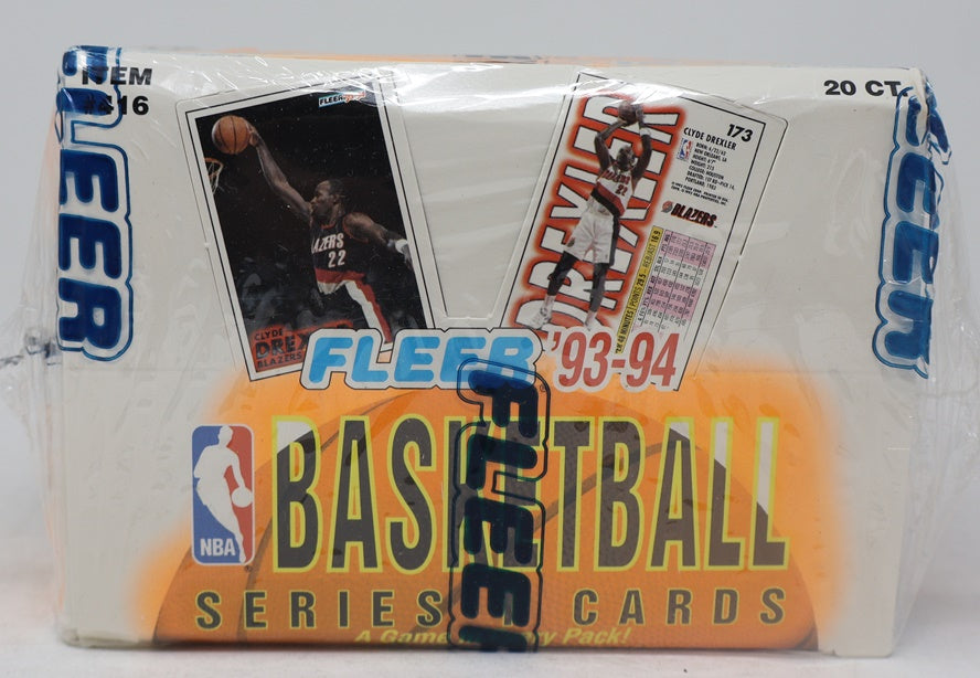1993/94 Fleer Basketball Series 1 Jumbo Box (20/29)